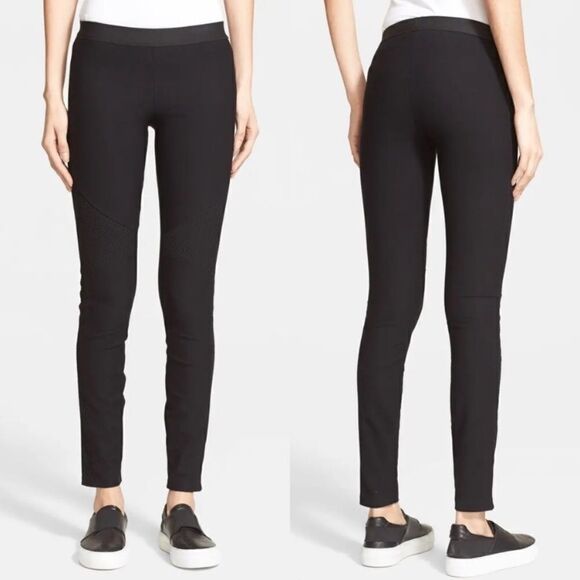 Helmut Lang Compress Mesh Dress Pant Legging - Black - Picture 1 of 8